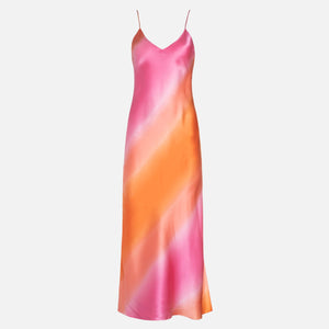 Dannijo Ombre Long Slip Dress - Pink ...